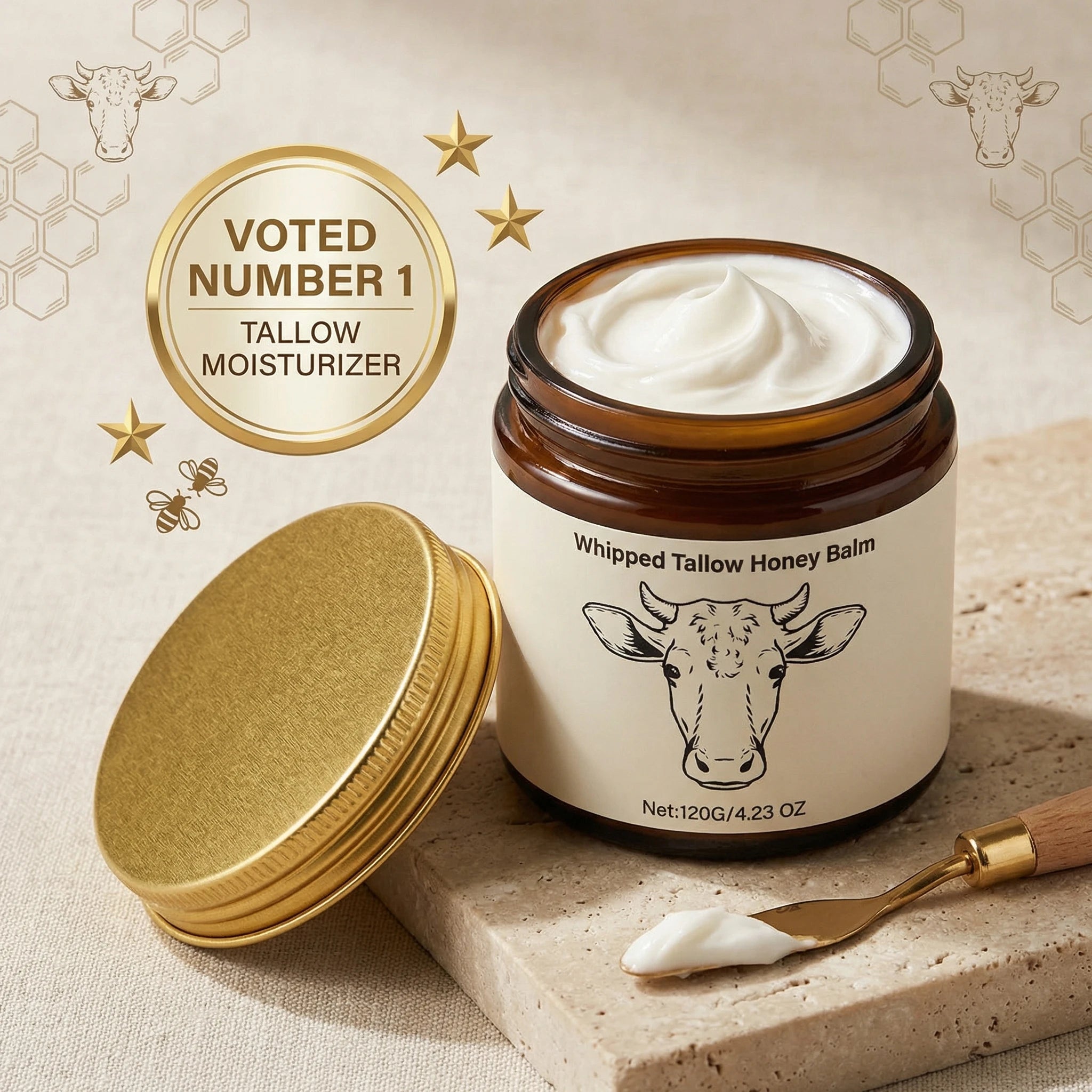Dewmallow Whipped Tallow Honey Balm — Voted Number 1 Tallow Moisturizer